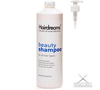 HAIRDREAMS Shampooing Beauté 1000ml + POMPE Tous Cheveux Extensions De Cheveux
