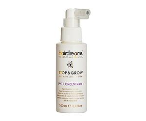Hairdreams Stop & Grow Concentré Hairtonic, utilisé, scientifiquement, contre la perte de cheveux héréditaire chez les femmes et les hommes auparavant, jusqu'à 14 000 nouveaux cheveux en trois mois…