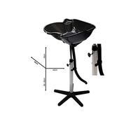 Hairdressers Delux Portable Tilting Black Backwash Stand by Angel