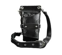 Hairdressing Scissor Bag Pouch Hair Stylist Belt Holster for Barber Tool Kit pour Ranger Les Outils de Coiffure(Black)