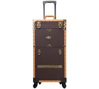 Hairdressing Toolbox Great Work Box Hair Stylist Personality Trolley Hairdressing Box Hairdresser Brown (Brown)