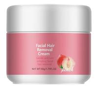 Hairerase Crème dépilatoire pour le visage, 50 g/bouteille, douce et non irritante, dites adieu aux ombres et aux poils pour une peau visiblement lisse en seulement 5 minutes (1)