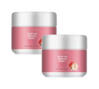 Hairerase Facial Hair Removal Cream for Women & Men - Natural Formula, Gentle & Non-Irritating Depilatory for Face, Gentle Enough for Sensitive Skin (2PCS)