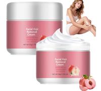 HairErase Facial Hair Removal Cream,Hairerase Cream Face,Painless Facial Hair Removal Creams for Women,5-Minute Visibly Smooth Skin,facial hair removal cream,Suitable for All Skin Types (2PCS)