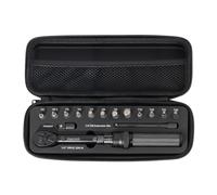 Hairich Clé Dynamométrique Vélo & Moto, 1/4", Set de 15 pièces avec Embouts Hex et Torx, Plage 2-20 Nm, avec Rallonge, Clé Couple pour Vélo de Route