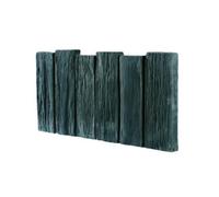 HAIRIE GRANDON-Bordurette haute en béton coulé anthracite aspect schiste Hairie Grandon - 50 x 2,8 x 26 cm