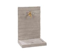 HAIRIE GRANDON-Fontaine murale contemporaine en béton ciré gris zinc Hairie Grandon grand modèle - 74 cm