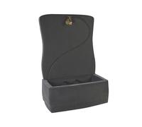 HAIRIE GRANDON-Fontaine murale en pierre reconstituée coloris anthracite Hairie Grandon - 100 cm