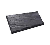 HAIRIE GRANDON-Pas de cheminement trapèze en béton coulé ton ardoise Hairie Grandon - 49 x 33/26 cm