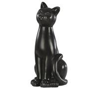 HAIRIE GRANDON-Statue en béton ciré anthracite Hairie Grandon chat déco petit modèle - 42 cm