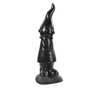 HAIRIE GRANDON-Statue en béton ciré anthracite Hairie Grandon Lutin fille petit modèle - 54 cm