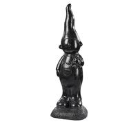 HAIRIE GRANDON-Statue en béton ciré anthracite Hairie Grandon Lutin garçon petit modèle - 54 cm