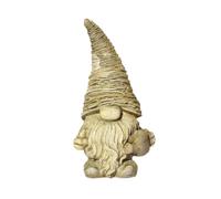 HAIRIE GRANDON-Statue Nain des bois en pierre reconstituée ton vieilli Haire Grandon - 17 x 13 x 31 cm
