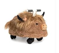 Hairies Highland Cow : Scotch La Vache | Amis poilus gonflables | Animal à chevaucher pour Enfants | Age Minimum 18 Mois | Poids Maximum 22 kg