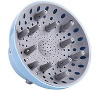 Hairizone Diffuseur universel pour sèche-cheveux avec embout D = 4,3-6,6 cm pour ou ondulés bouclés coiffure, sèches et Gagnez un maximum de volume sans frisottis, Bleu clair