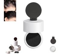 Hairline Clay Powder Cream, Magical Hair Shadow Forever Key, Waterproof Double-Ended Hairline Powder Touch-Up Hair Root Cover Up, Hair Root Cover Up for Women (Natural Black)
