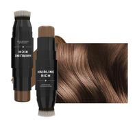 Hairline Cover Stick, Double-Ended Root Concealer Comb, Waterproof Shading Pen Tool, Lightweight Color Quick Repair Solution, Ideal for Home Use, Hotel Travel, School, Apartment Styling