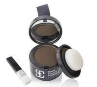 Hairline Powder instantly hairline Shadow Gray Hair Coverage poudre hydratante pour mincir les femmes Poudre de couverture de racine de cheveux (Brun moyen)