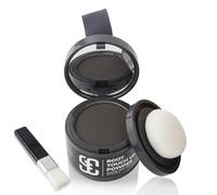 Hairline Powder instantly hairline Shadow Gray Hair Coverage poudre hydratante pour mincir les femmes Poudre de couverture de racine de cheveux (noir)
