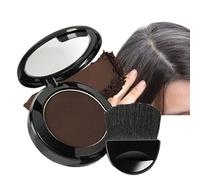 Hairline Powder - Long Wear Root Coverage | Instantly Fuller Thicker Look Compact Powder | Portable Hairline Concealer For Men Women | Easy Blend Coverage For Grandma Grandpa Husband Wife Tra