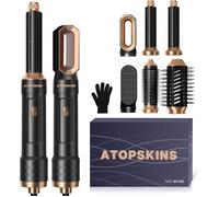 Hairstyler & Sèche Cheveux Brushing 6 en 1,Air Styler Airbrush 6 en 1,Seche Cheveux Pro Professionnel,Fer à Boucler à Air de 32