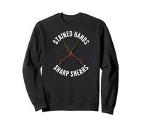 Hairstylist Stained Hands Sharp Shears Cosmetologist Sweatshirt