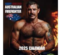 Hairy-Chested Firefighter 2025 Calendar: 12 Months of Rugged Heroes in StunningCelebrate Strength, Courage, and Charm with This Unique Tribute to ... | Perfect for Home, Office, or Gift-Giving