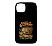 Haised on Saturday Morning Cartoons Gen X Coque pour iPhone 13