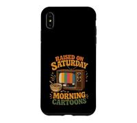 Haised on Saturday Morning Cartoons Gen X Coque pour iPhone XS Max