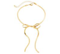 HAISENG Bracelet de cheville élégant et léger en forme de serpent délicat pour un pied élégant, taille unique, Comme décrit