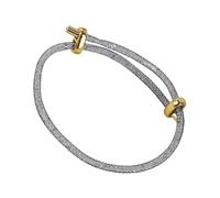 HAISENG Bracelet réglable en maille d'acier inoxydable avec fermoir sécurisé pour homme et femme, bijoux de tous les jours, bracelet réglable en maille d'acier, taille unique, Comme décrit