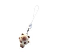 HAISENG Charmant pendentif téléphone siamois élégant dessin animé mobile ornement unique téléphone suspendu charme pour un usage quotidien