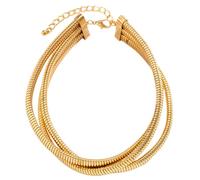 HAISENG Collier à chaîne grunge unique - Chaîne épaisse en fer exagéré - Pour porter au quotidien - Ras du cou accrocheur, Silver, Comme décrit, Comme décrit.