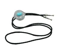 HAISENG Cravate Bolo avec pierres précieuses délicates - Cravate de cowboy - Breloque western sculptée - Pour chemise, jean, bolo pour femme, C, taille unique