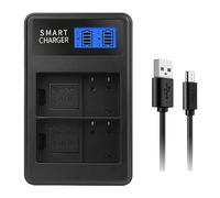 HAISENG EN-EL15 Double canal LCD pour batteries d'appareil photo D500 D600 D610 D600E D7000 D7100 D7200 D800E D810A