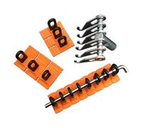 HAISENG Ensemble d'outils d'extraction de colle - Outil de débosselage - Feuille d'accessoires de débosselage de voiture - Ensemble d'entretoises de retrait de carrosserie