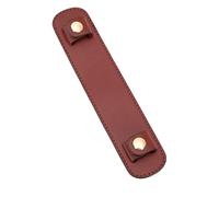 HAISENG Épaulettes ergonomiques antidérapantes avec rembourrage respirant pour sangle de sac sous les aisselles Confort et soulagement de la fatigue Coussinets d'épaule en PU respirant, bordeaux, One