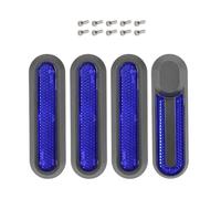 HAISENG Housse de roue arrière pour scooter électrique, bandes réfléchissantes, couverture de roue arrière côté fourche avant