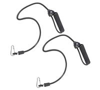 HAISENG Lot de 2 cordes élastiques avec poignée pour entraînement de force et équipement de gym à domicile