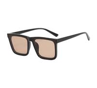 HAISENG Lunettes de soleil carrées pour homme - Style vintage - Pour la conduite sur autoroute et en plein air - Confortable à porter, a