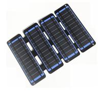 HAISENG Panneau solaire portable 14 W 5 V avec double port USB, panneau solaire pliable pour activités de plein air, utilisation en voyage