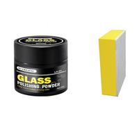 HAISENG Poudre nettoyante anti-rayures pour vitres - Pour une meilleure longévité - Pour les amateurs de voiture et les professionnels