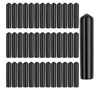 Haishell Lot de 40 Longs becs verseurs en Caoutchouc Noir (Longueur 5,2 cm, diamètre 1 cm)