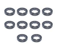 Haishine 10pcs / lot 3/8" 7T 22mm Pignon de Jante D'entraînement par chaîne pour Husqvarna 266 268 272 280 285 288 355 362 365 371 372XP 380 385XP Tronçonneuse