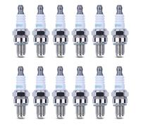 Haishine 12 Pièces Bougies d'allumage CMR6H Bougie Tondeuse pour Stihl FS90 FS100 MS170 MS171 MS211 BR600 BR500 Bougie Allumage pour Coupe Bordure Débroussailleuse Remplacer NGK 3365
