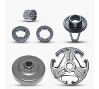Haishine 3/8" Tambour d'embrayage Pignon de jante Engrenage à vis sans fin Kit de roulement de cage pour Husqvarna 365 371 372 362 Pièces de tronçonneuse