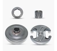 Haishine .325"-7T Tambour d'embrayage Embrayage Assy Pignon Jante Roulement à aiguilles kit pour Husqvarna 340 345 346XP 350 351 353 445 450 E Tronçonneuse