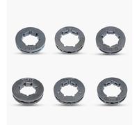 Haishine 6 pièces Pignon de jante 3/8 ".325" .404 "-7T / 8T pour Husqvarna Stihl 2 temps Tronçonneuses Remplacer pour l'Oregon les pièces