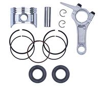 Haishine 68mm Segments de Piston Bielle Joint d'huile de Vilebrequin kit pour Honda GX160 GX 160 Chinois 168F 5.5HP Moteur Tondeuse à Gazon 13200 ZE1 010