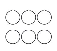 Haishine 6Pcs / lot 38mm Segments de piston pour Husqvarna 136 137 141 142 142 36 41 Pièces pour tronçonneuse (épaisseur 1,5mm)